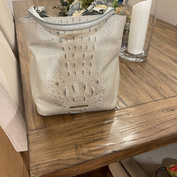 Brahmin Handbags - SOLD Brahmin Amelia Medium Crossbody Bucket Bag in Seafoam Green